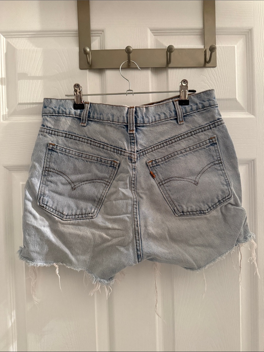 Levi's Light Blue Denim Cutoff Shorts